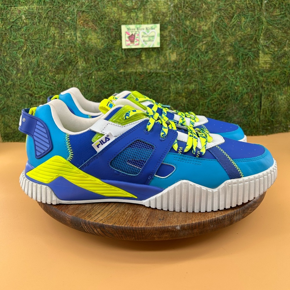 Fila Mens ARO BLU/STW CAGE Mixed Media sneaker